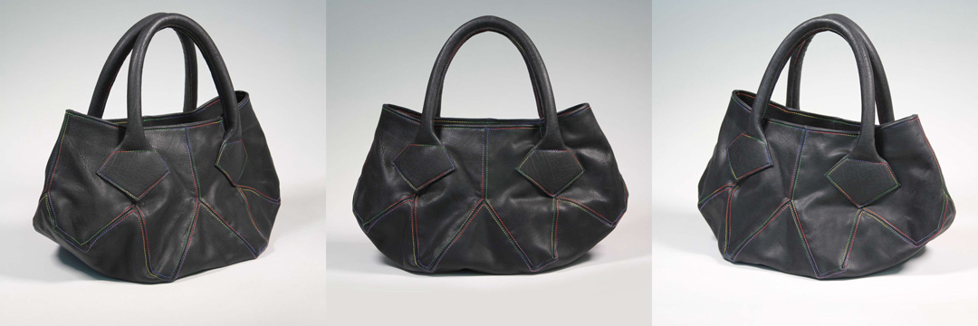 Folding Prism Leather Bag